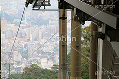 眉山ロープウェイ,眉山,ロープウェイ,ゴンドラ,びざん,徳島県,徳島市,観光,阿波おどり会館,展望,徳島