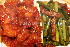 中華総菜,中華,カシューナッツ,炒め,チリ,にんにくの芽,牛肉,油,こってり,コッテリ