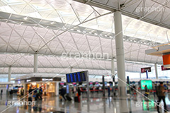香港国際空港,香港,HongKong,ホンコン,空港,航空,航空路,飛行機,旅客機,到着,出発,発着,エアライン,航空会社,ターミナル,国内線,国際線,路線,ハブ,景気,アジア,亜細亜,ビルディング,建物,建造,ビジネス,事業,企業,業務,チェックイン,チェック,チェックする,カウンタ,カウンター,旅行,旅,travel